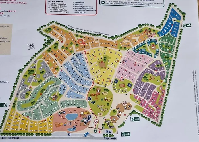 Mobil-home Les Oyats 4 Etoiles, Seignosse, Landes Campingplads Seignosse