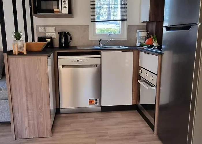 مكان تخييم Mobil-home Les Oyats 4 Etoiles, Seignosse, Landes سانيوس