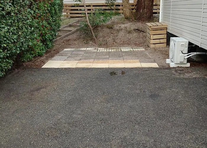 Mobil-home Les Oyats 4 Etoiles, Seignosse, Landes مكان تخييم *